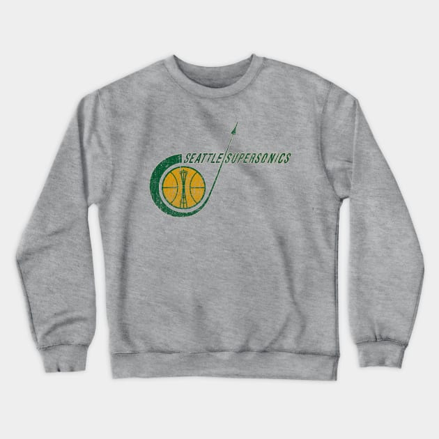 Seattle SuperSonics 60s Vintage Crewneck Sweatshirt by Thrift Haven505
